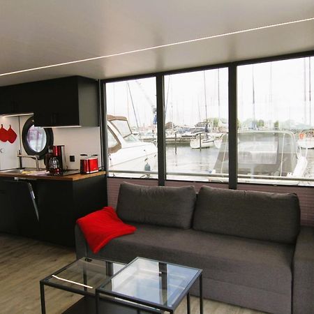 Hausboot Fjord Nordstern Mit Dachterrasse In Schleswig Hotel Eksteriør billede